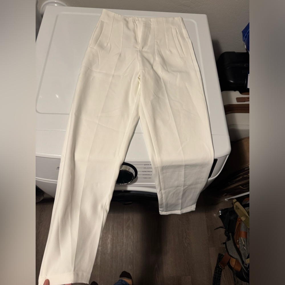 White dress pants